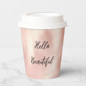 Gobelets En Papier Vachette blanche rose du sud-ouest (Recto)