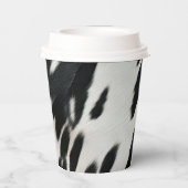 Gobelets En Papier Vachette de la ferme Western (Verso)