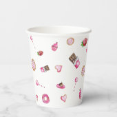 Gobelets En Papier Valentine Desserts Petite amoureuse Anniversaire m (Verso)