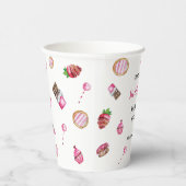 Gobelets En Papier Valentine Desserts Petite amoureuse Anniversaire m (Droite)