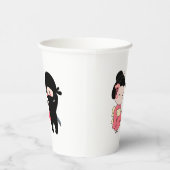 Gobelets En Papier Valentine Ninja et Geisha (Droite)