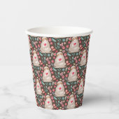 Gobelets En Papier Valentine Sloth Motif (Recto)