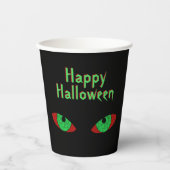 Gobelets En Papier Vampire Eyes Happy Halloween Boire Cup (Recto)