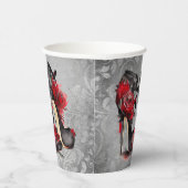 Gobelets En Papier Vampy Strappy Stilettos | Roses rouges talons sur  (Droite)
