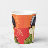 Gobelets En Papier Van Gogh - Autoportrait avec oreille et tuyau en b (Gauche)