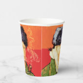 Gobelets En Papier Van Gogh - Autoportrait avec oreille et tuyau en b (Droite)