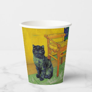 Gobelets En Papier Van Gogh Black Cat