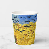 Gobelets En Papier Van Gogh Champs de blé Impressionniste Peinture (Verso)