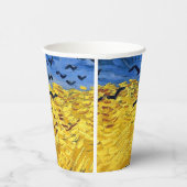 Gobelets En Papier Van Gogh Champs de blé Impressionniste Peinture (Droite)