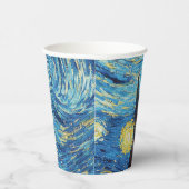 Gobelets En Papier Van Gogh Starry Classic Nuit Impressionnisme Art (Droite)