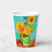 Gobelets En Papier Van Gogh Sunflowers (Recto)