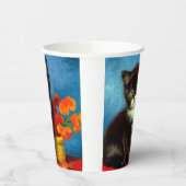 Gobelets En Papier Van Gogh Tuxedo Cat (Gauche)