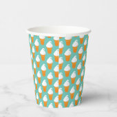 Gobelets En Papier Vanilla Ice Cream Cone Motif (Droite)