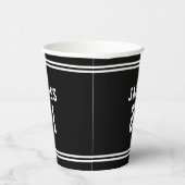 Gobelets En Papier Variabilité de couleur modifiable Ajouter le nom N (Droite)