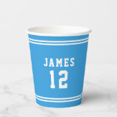 Gobelets En Papier Variabilité de couleur modifiable Ajouter le nom N (Verso)