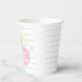 Gobelets En Papier Varsity pastel patch carnet 7e anniversaire (Gauche)