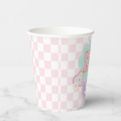 Gobelets En Papier Varsity preppy pastel patch 12e anniversaire (Droite)