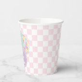 Gobelets En Papier Varsity preppy pastel patch 9e anniversaire (Gauche)