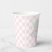 Gobelets En Papier Varsity preppy pastel patch 9e anniversaire (Droite)