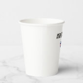 Gobelets En Papier vaso con frase cubana (Droite)