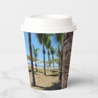 Gobelets En Papier Vaso de cartón con tapa plástica