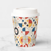 Gobelets En Papier Vaso diseño geométrico (Gauche)