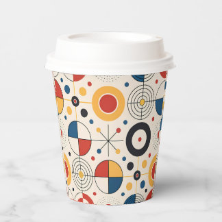 Gobelets En Papier Vaso diseño geométrico