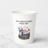 Gobelets En Papier vaso Servilletas 4 de julio (Verso)
