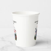 Gobelets En Papier vaso Servilletas 4 de julio (Droite)
