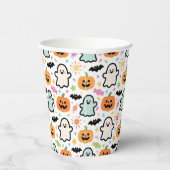 Gobelets En Papier >Vasos de papel Happy Halloween (Droite)