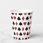 Gobelets En Papier Vasos de papel naipes (Verso)