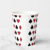 Gobelets En Papier Vasos de papel naipes (Droite)