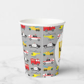 Gobelets En Papier Véhicules d'urgence personnalisés Transport (Droite)