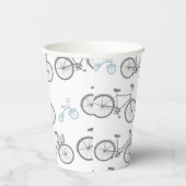 Gobelets En Papier Vélo bleu (Droite)