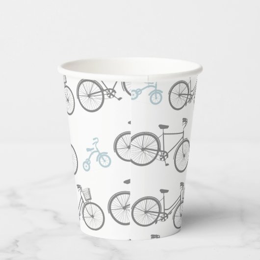 Gobelets En Papier Vélo bleu (Droite)