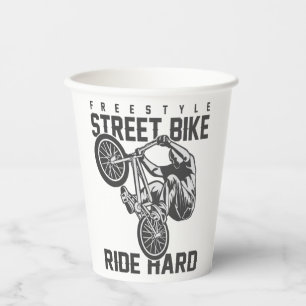 Gobelets En Papier Vélo de rue