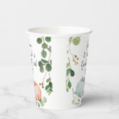 Gobelets En Papier Verdure Floral Citrouille Genre Révéler Blanc (Gauche)