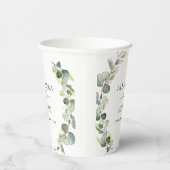 Gobelets En Papier Verdure mariage Eucalyptus Botanique (Droite)