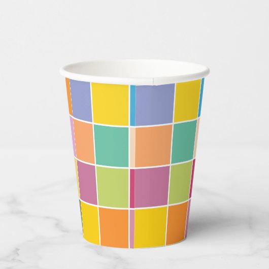 Gobelets En Papier Vérificateurs de printemps (Droite)