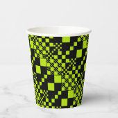 Gobelets En Papier Vérifié, Chèques - Vert citron (Gauche)