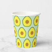 Gobelets En Papier Verre Avocado (Verso)