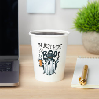 Gobelets En Papier Verres à bière drôles personnalisables pour Hallow