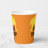 Gobelets En Papier Verrouiller Trump vers le haut (Gauche)