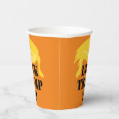 Gobelets En Papier Verrouiller Trump vers le haut (Droite)