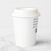 Gobelets En Papier Versez-moi juste le café et personne n'est blessé (Droite)