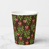 Gobelets En Papier Vêtements de Noël - Coupes de papier (Verso)