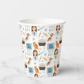 Gobelets En Papier Vétérinaire Animal Doctor Médicale Vet DVM Motif (Recto)