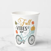 Gobelets En Papier Vibes Automatiques À Vélo (Recto)