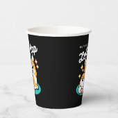 Gobelets En Papier Vibes Corgi Butt et Nap - Joli chien couché (Gauche)