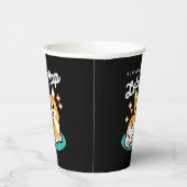 Gobelets En Papier Vibes Corgi Butt et Nap - Joli chien couché (Droite)